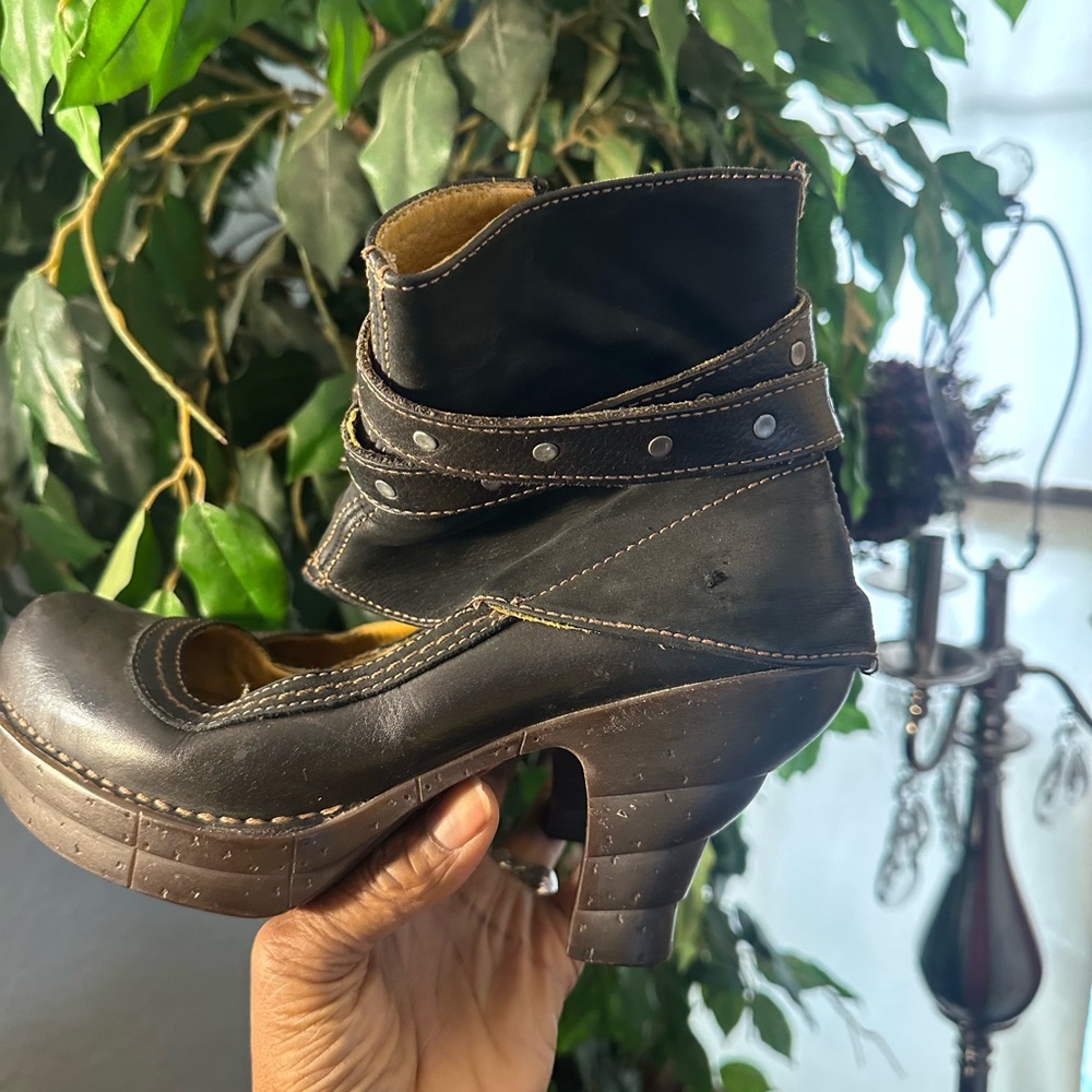 The art company  Black Heeled Booties leather39  Sale! 🔥 - Picture 6 of 14